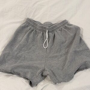 ALO Yoga Heather Gray Lounge Shorts